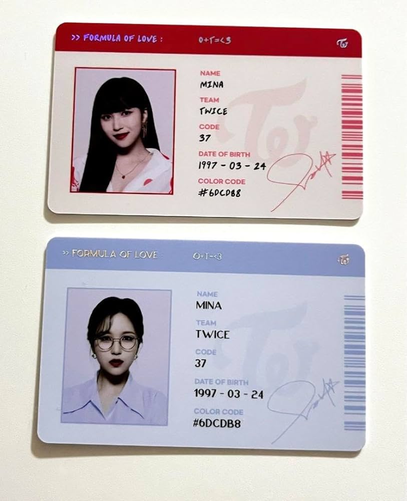 Amazon.co.jp: TWICE ミナ idカード トレカ : おもちゃ