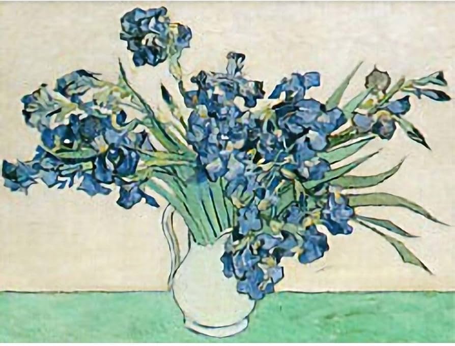Amazon.co.jp: ゴッホ ミュージアムシリーズ アイリスの花瓶 複製画