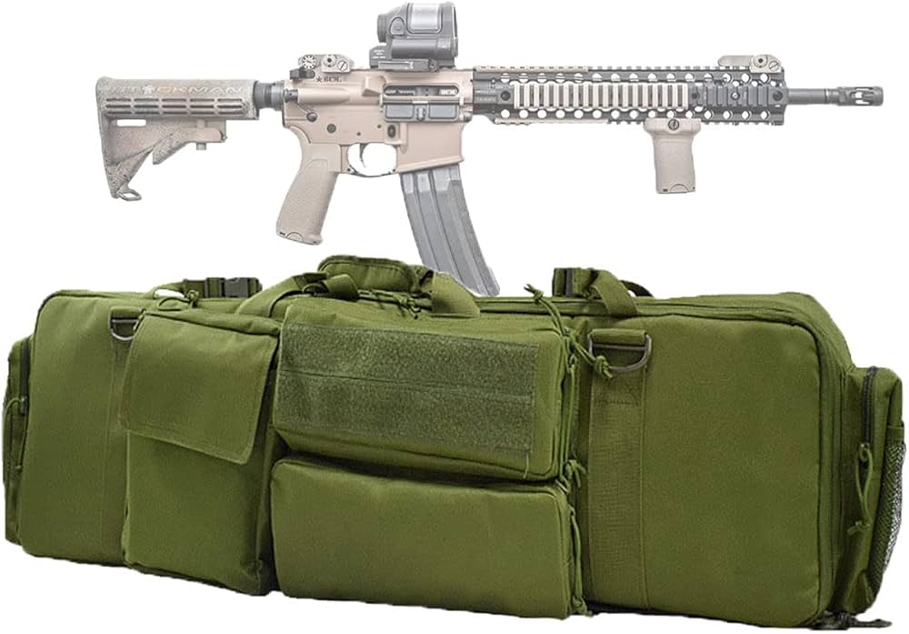 Amazon.co.jp: タクティカルライフルケース、ソフトバッグガンケースM4