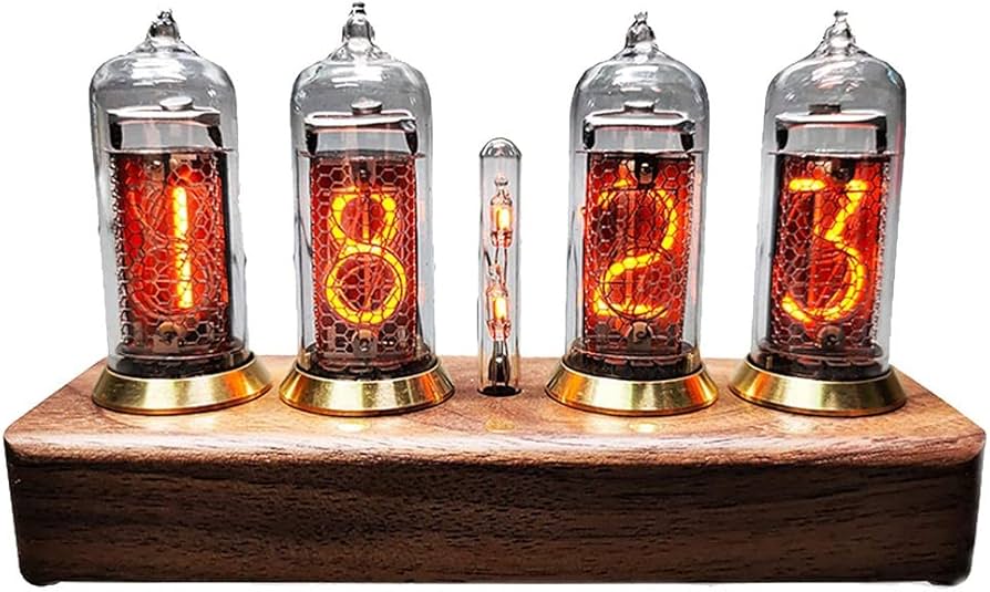 Amazon.co.jp: ニキシー管デジタル時計、IN-14ニキシー管、DIY