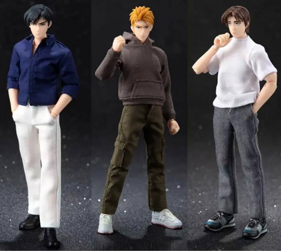 Amazon | イニシャルD 藤原拓海 高橋涼介 高橋啓介 可動フィギュア