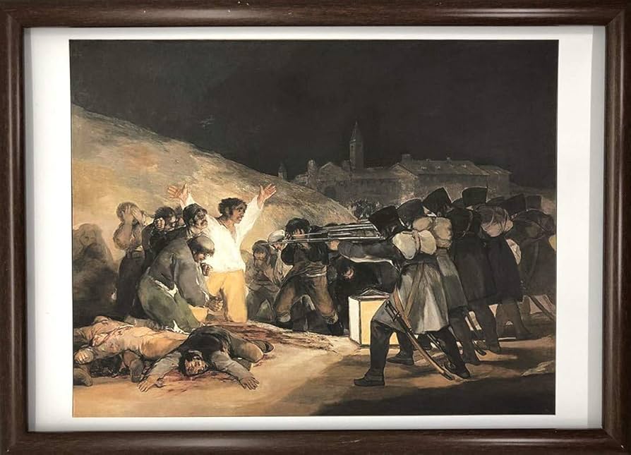 Amazon.co.jp: フランシスコ・デ・ゴヤ マドリード、1808年5月3日 A4