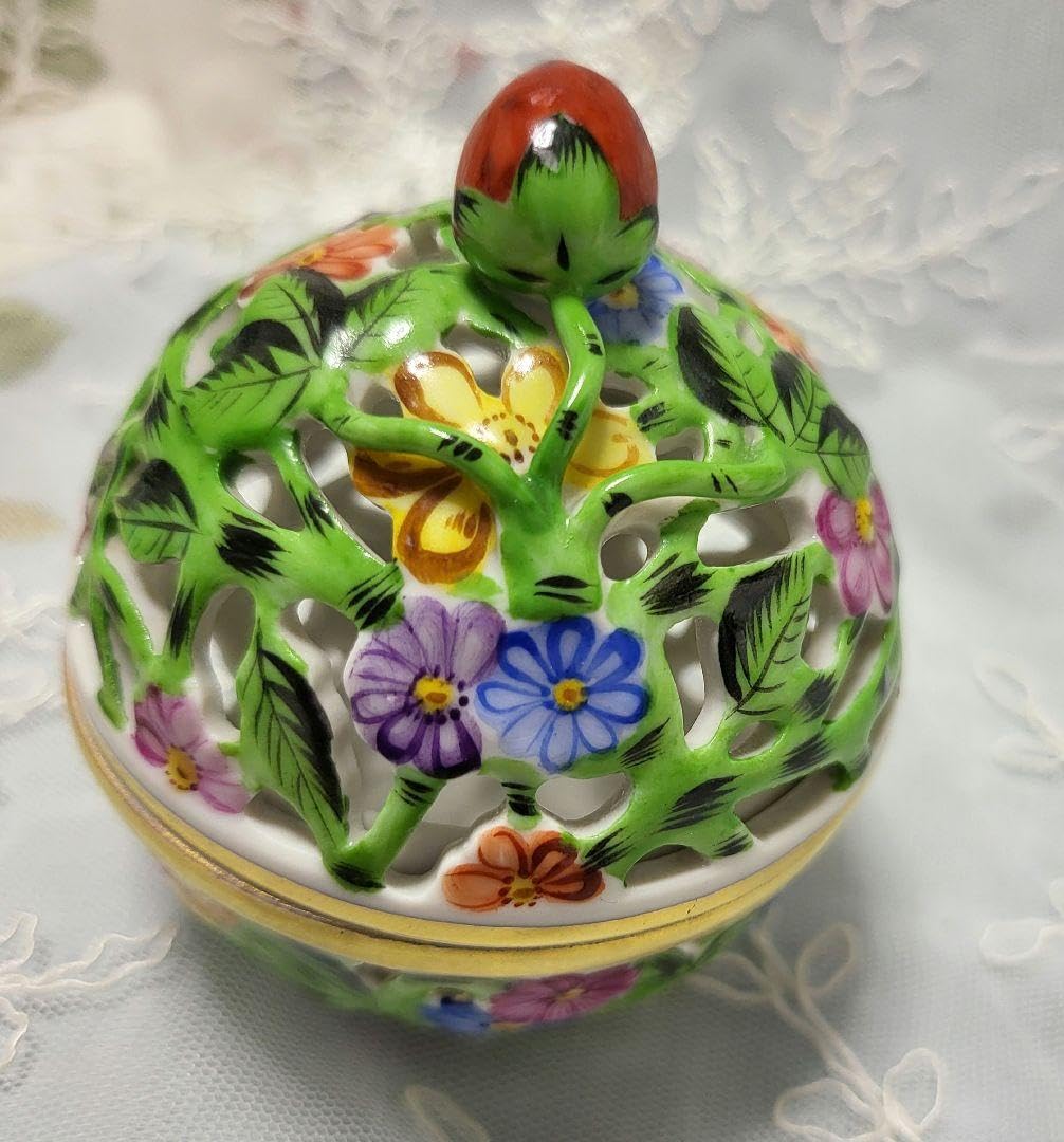 Amazon.co.jp: ヘレンド ファンタジーシリーズ 透かし ボンボン入れ