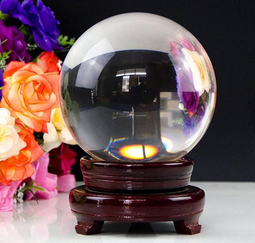 Amazon.co.jp: somnus 水晶玉 150mm 無色透明 クリスタルボール 水晶