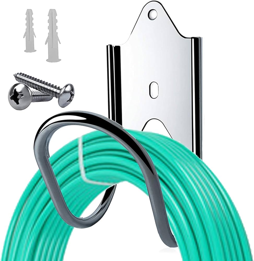 Amazon | ホースホルダー ガーデンホースハンガー ホース収納 Jフック