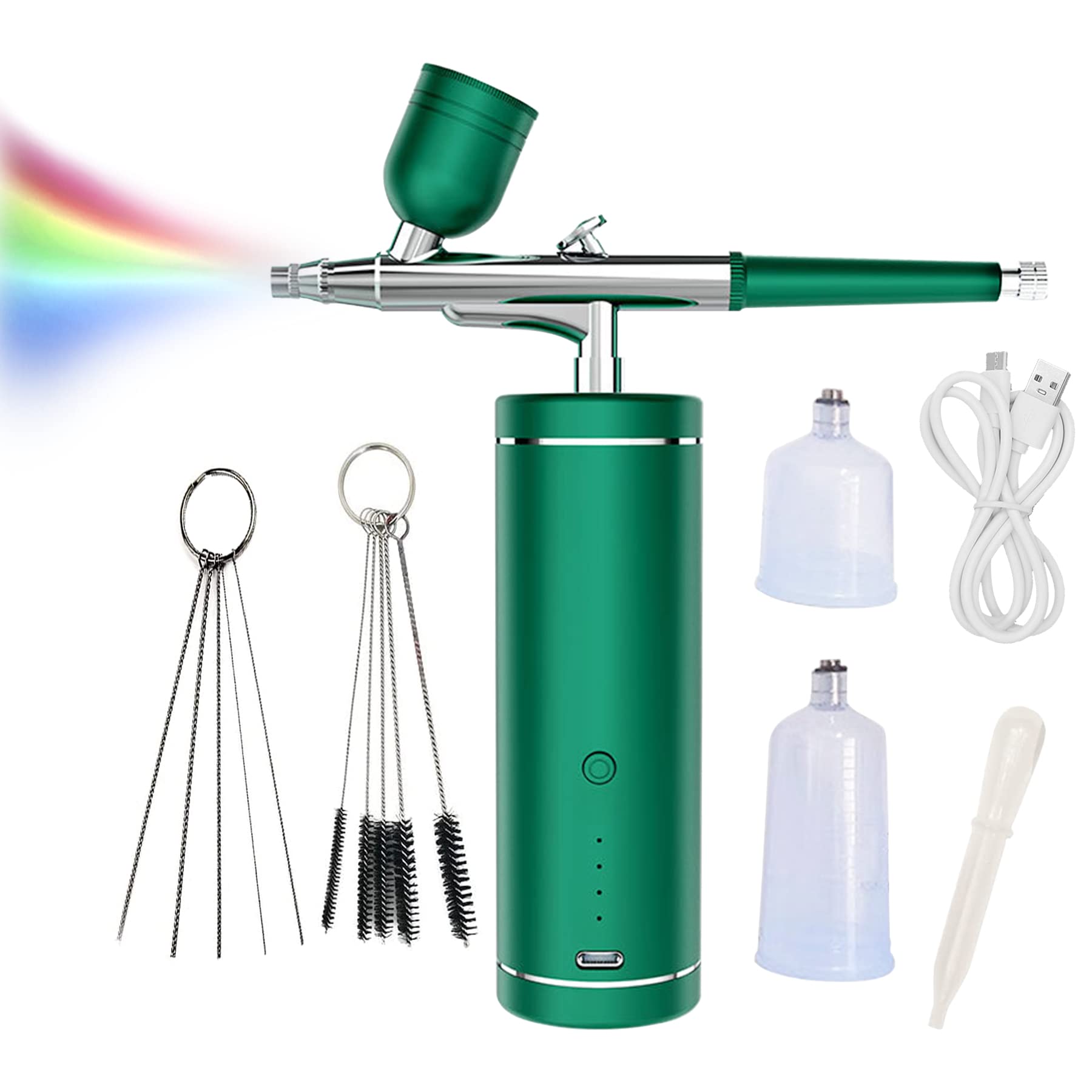 Amazon.co.jp: DAIDAIZAIエアブラシエアーブラシ充電式口径0.3mm残電量