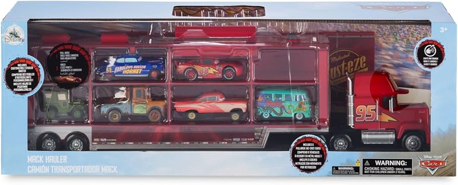 Amazon.com: Disney Store Action Toys Lightning McQueen Mack Hauler