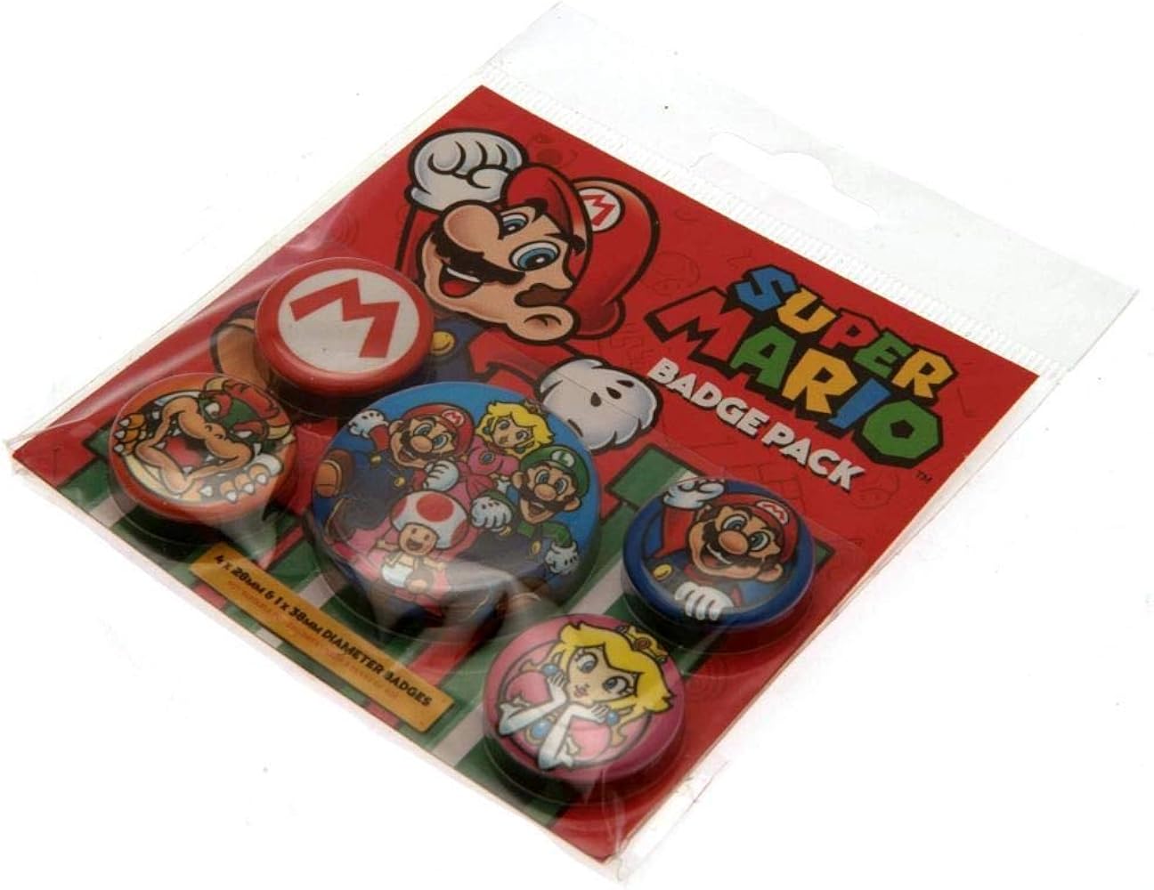 Amazon.co.jp: スーパー マリオ ボタン バッジ セット / Super Mario