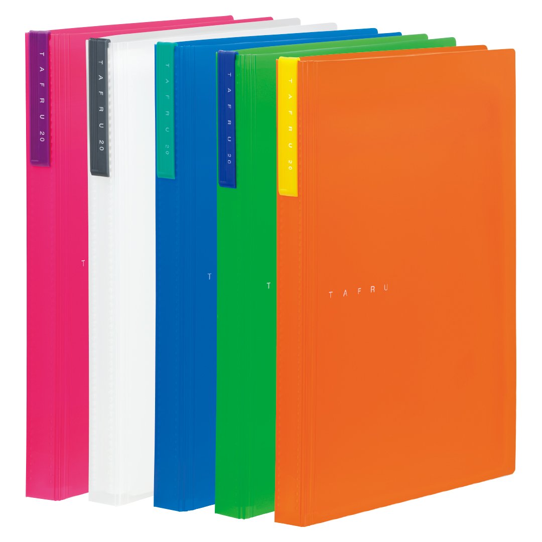 Amazon.co.jp: キングジム クリアファイル タフル 透明 20ポケット A4