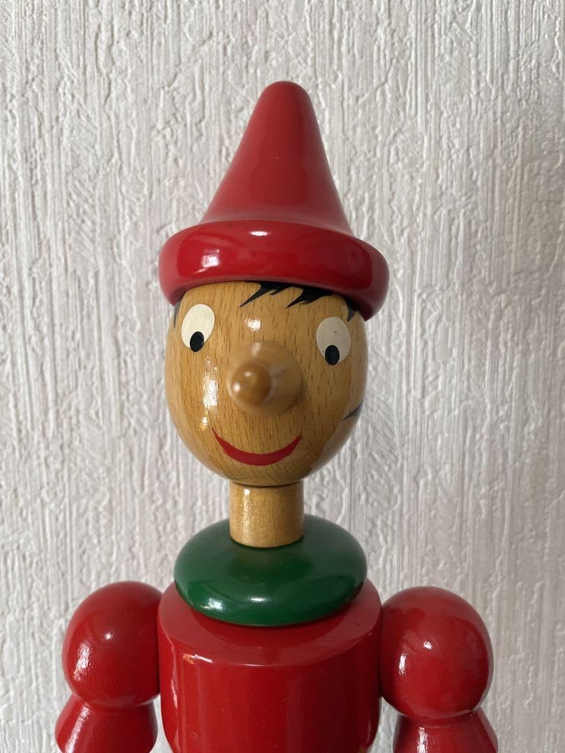 Amazon | ピノキオ 木製人形 イタリア レトロ ヴィンテージ インテリア