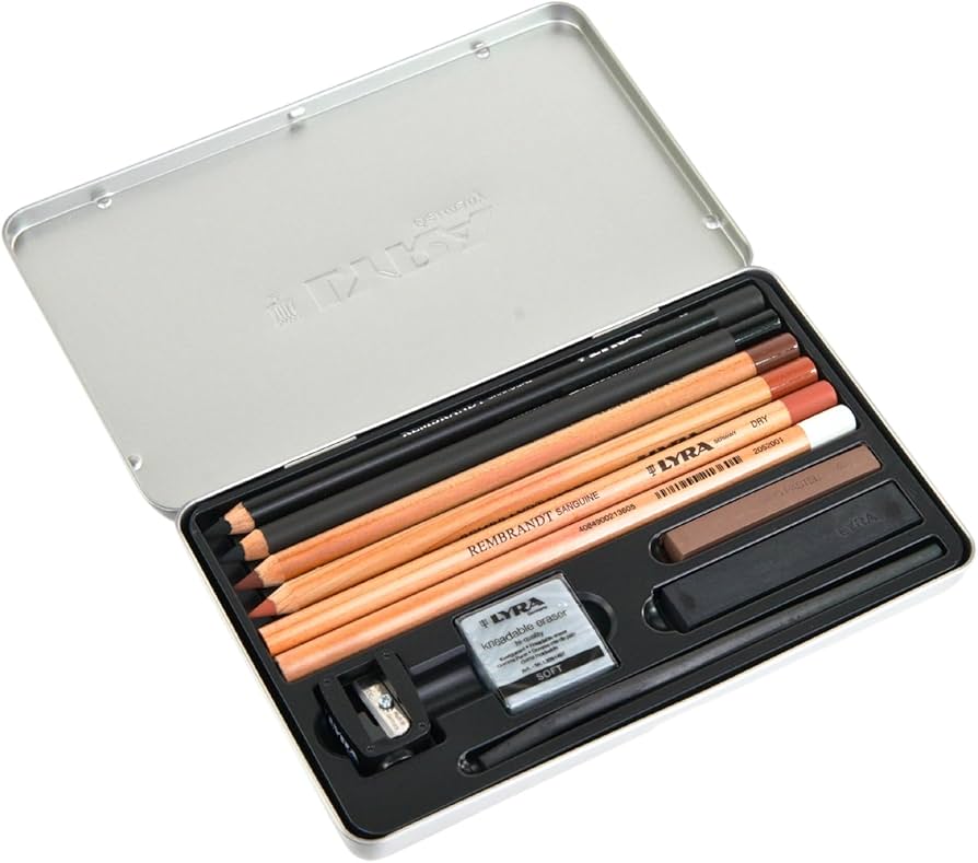 Amazon.com: Lyra Rembrandt Sketching Set - 11 Assorted Carbon