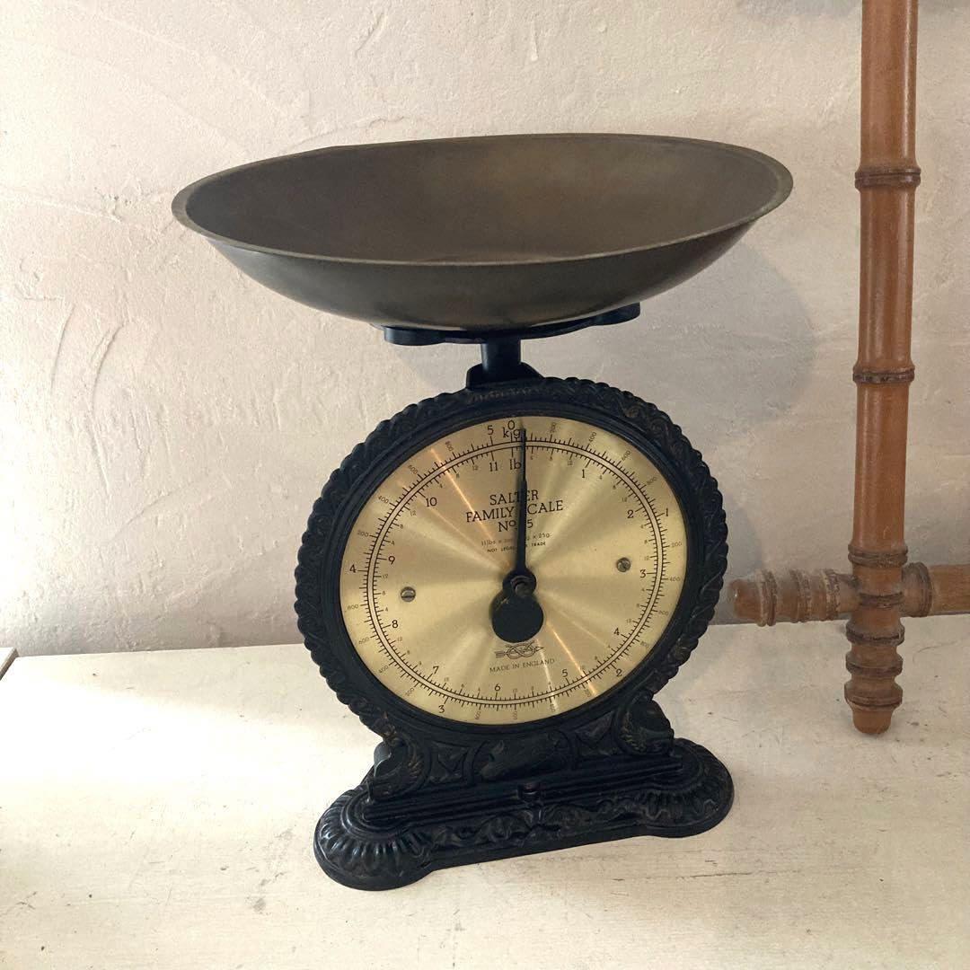 Amazon | 計量器 キッチンスケール アンティーク 計り 蚤の市 イギリス