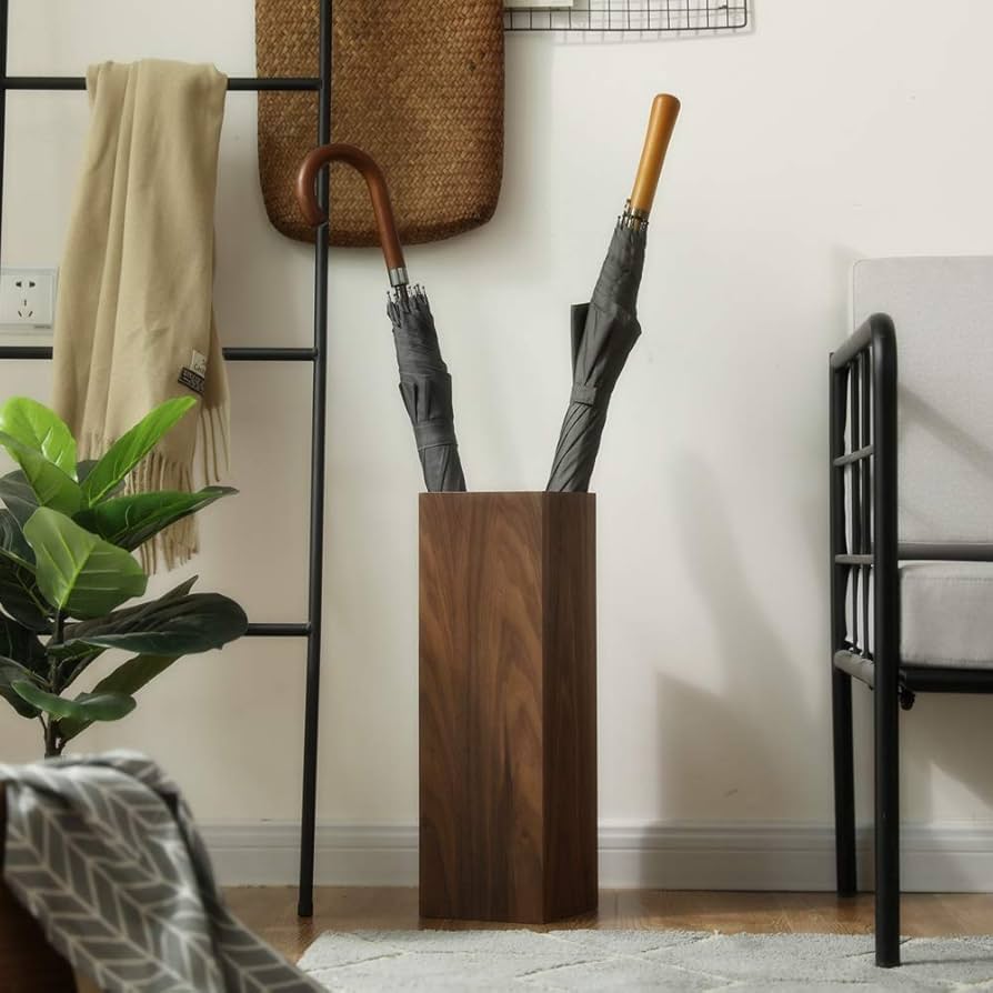 Amazon｜木製 傘立て 玄関収納 長傘/野球/ゴルフクラブ、 アンブレラ