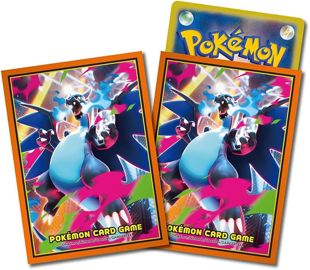 Amazon.co.jp: ポケモンカードゲーム デッキシールド メガリザードンX