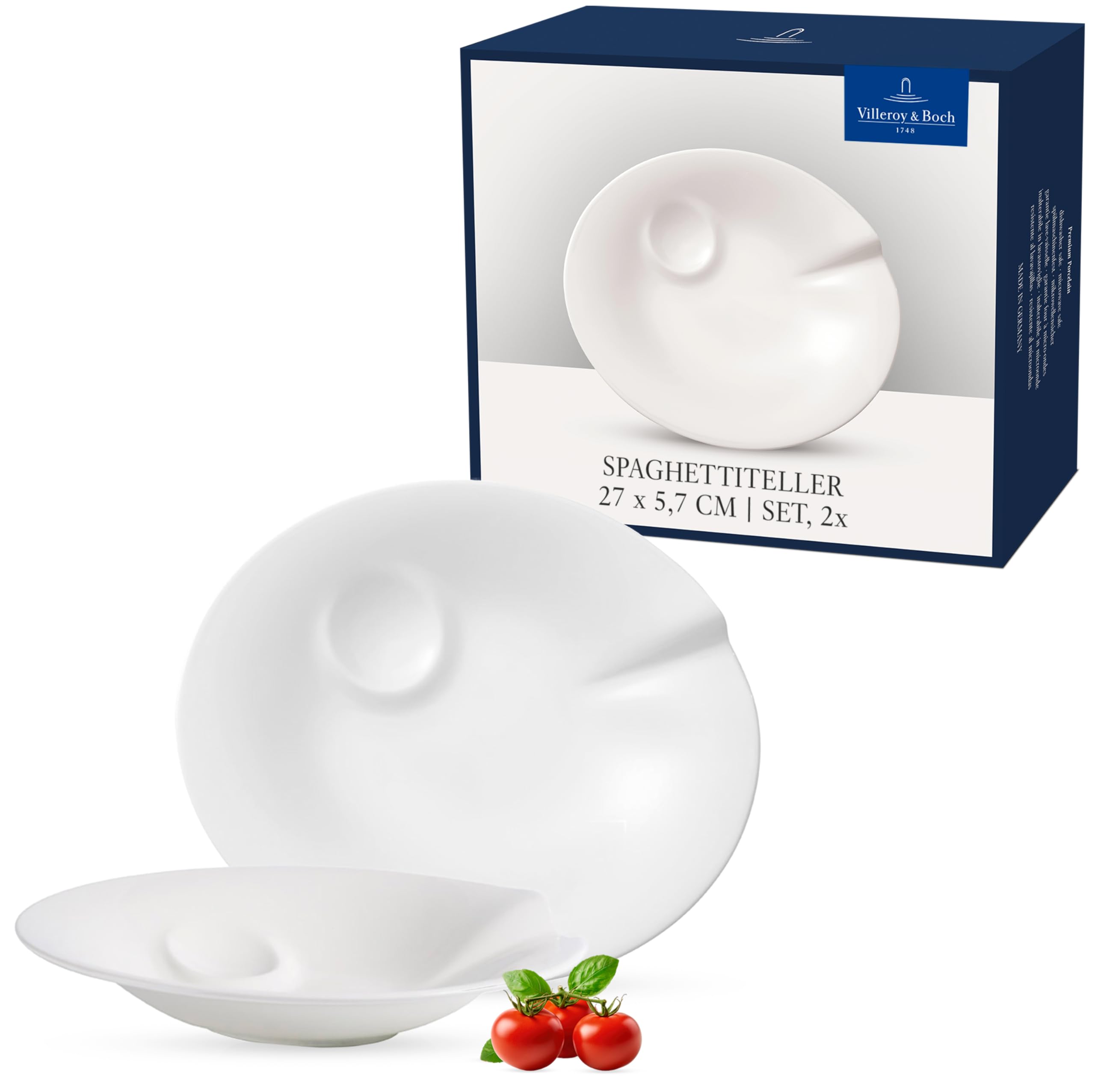 Amazon | Villeroy & Boch Pasta Passion Spaghetti Plate, Set of 2