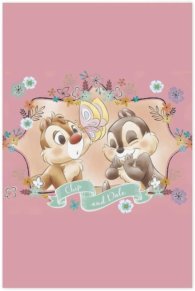 Amazon.co.jp: チップとデール ポスター 絵画 インテリア 壁紙用 壁紙