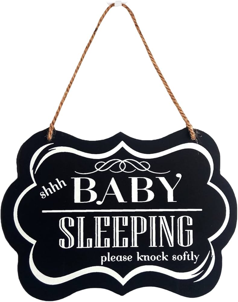 Amazon.com: CAKIROTS Baby Sleeping Sign 