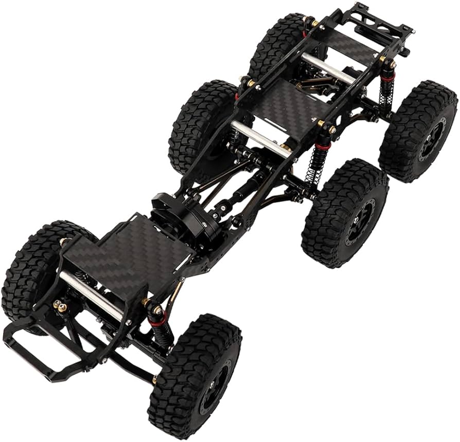 Amazon.com: RZXYLRC SCX24 6×6 Carbon Fiber LCG Chassis Car Frame