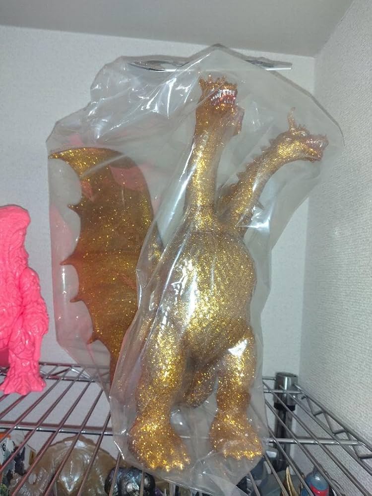 Amazon.co.jp: マルサン キングギドラ ゴールドラメ 世紀の大怪獣 450