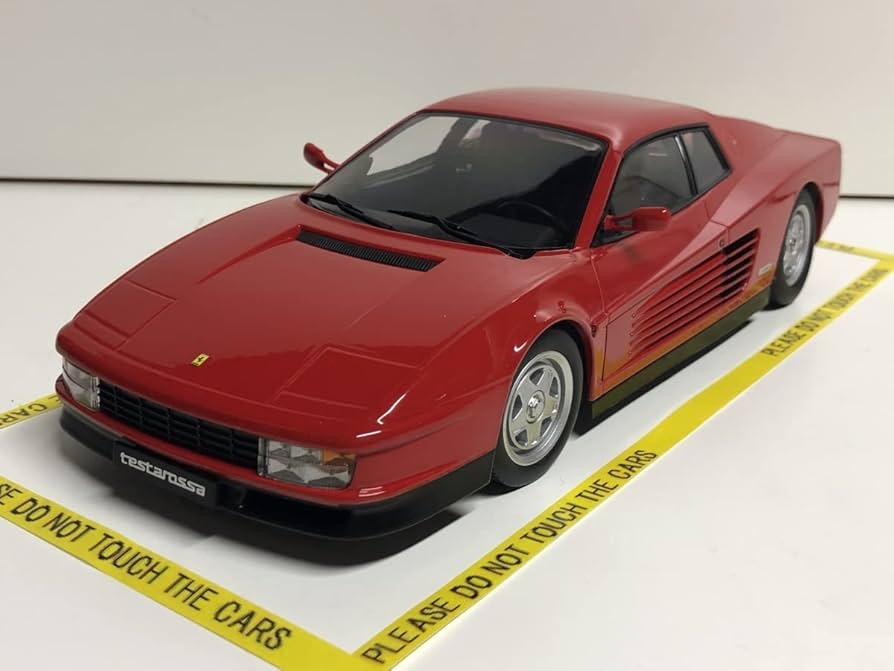 Amazon | KK scale 1/18 Ferrari Testarossa 1986 レッド ダイキャスト