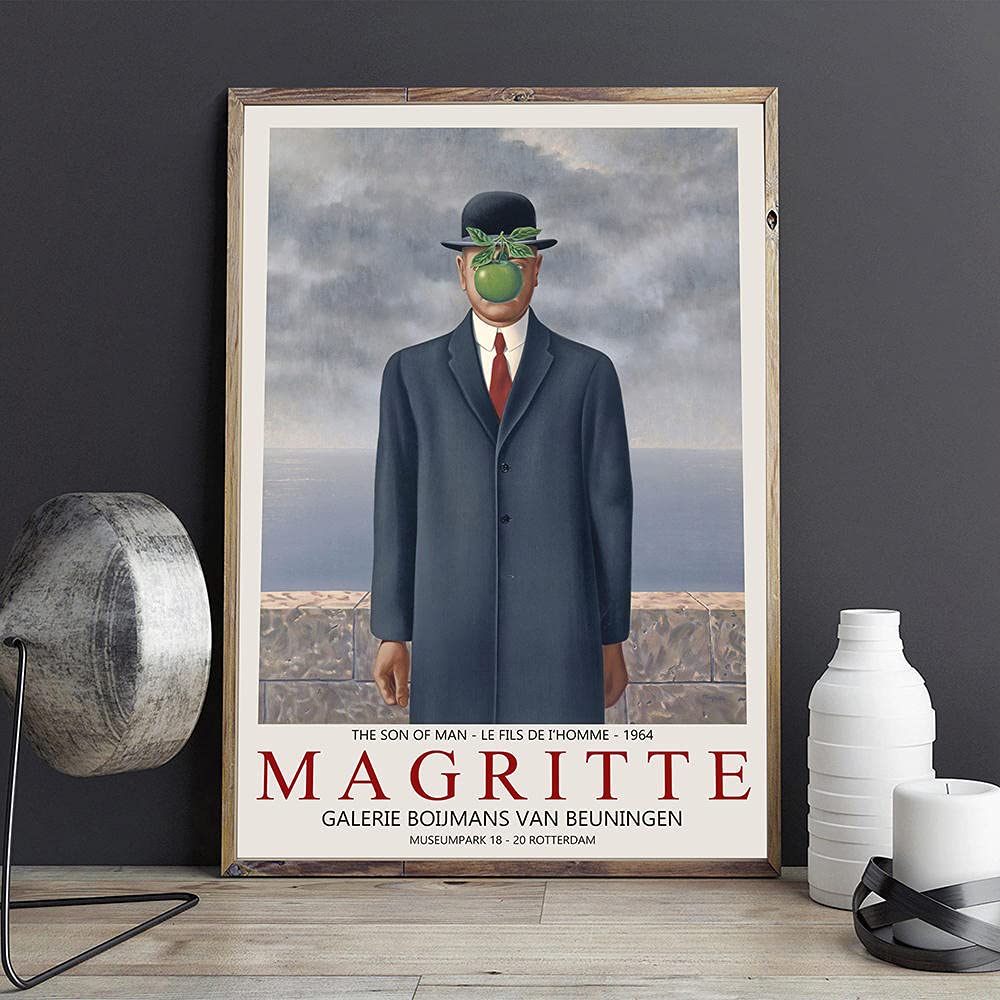 Amazon.co.jp: 人の子Rene Magritte ルネ・マグリットポスター名画