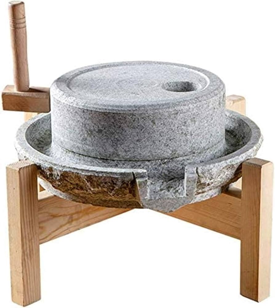 Amazon｜石臼 （いしうす） ひき臼 （ひきうす） 御影石 (20型)｜そば