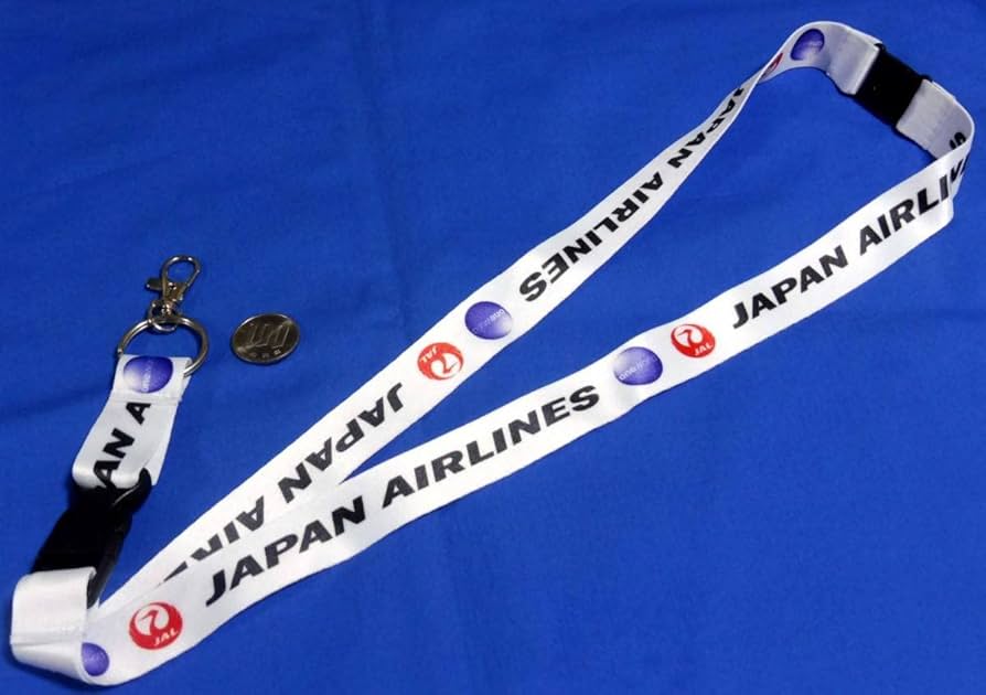Amazon.co.jp: JAL 日本航空ONE WORLD鶴丸ロゴ入り着脱式ネック