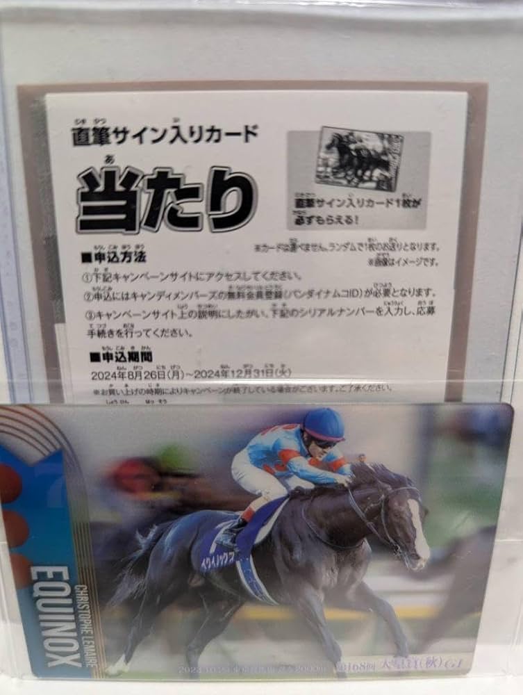 Amazon.co.jp: サラブレッドホースコレクション 当たり券 直筆サイン
