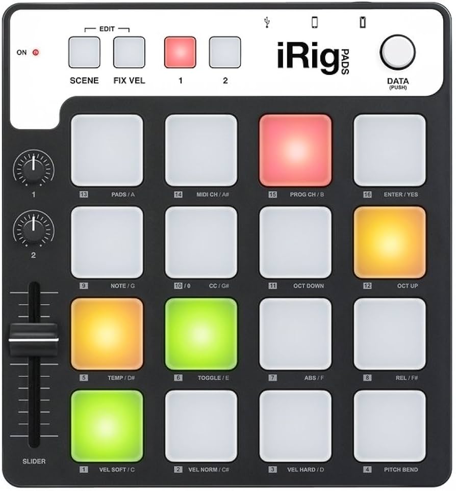 Amazon | IK Multimedia iRig Pads MIDIグルーブ ・コントローラー