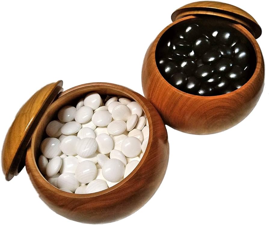 Amazon | 一生もの囲碁セット 本桂二寸 脚付き碁盤 松ランク +手作り