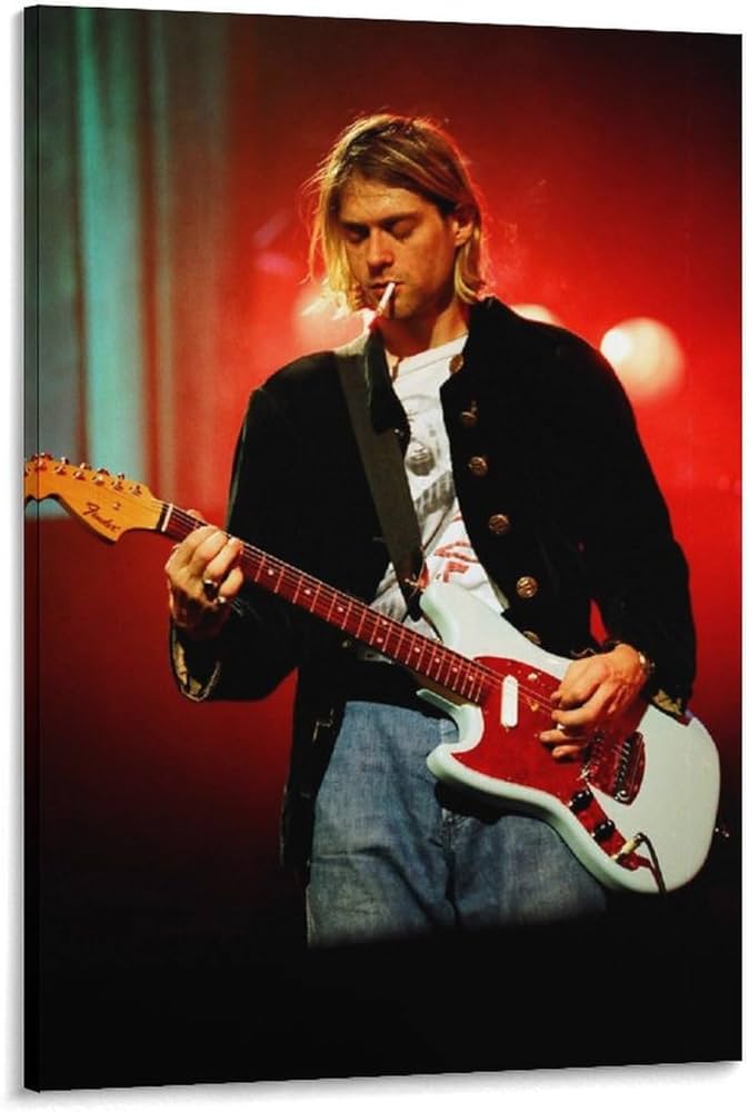 Amazon.co.jp: カートコバーンロックミュージックシンガースターバンド