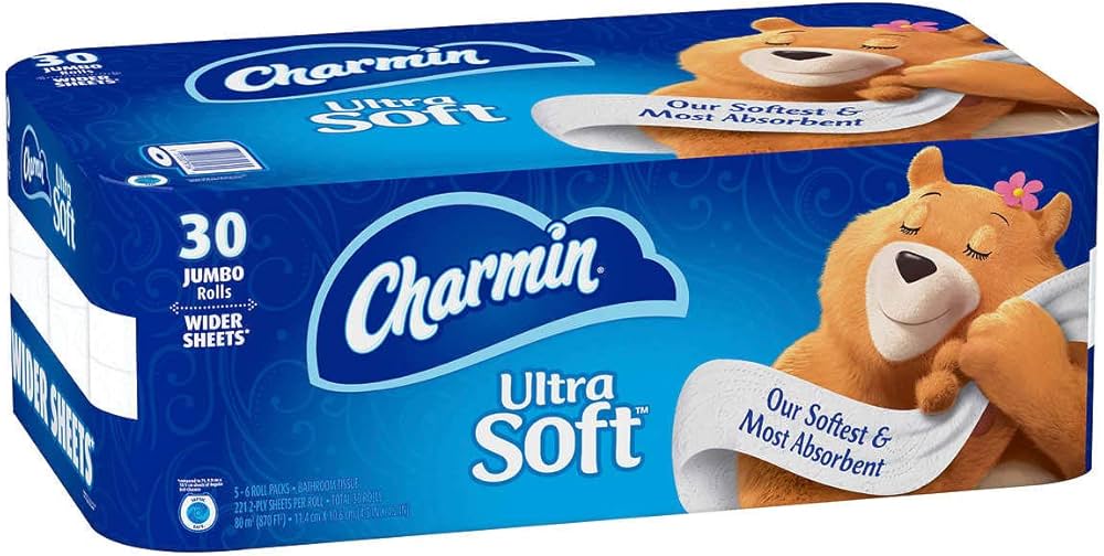 Amazon.com: Charmin Ultra Soft Bathroom Tissue 30 Jumbo Rolls