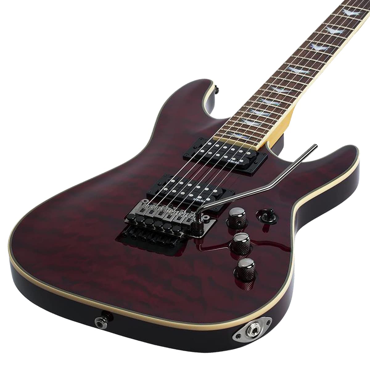 Amazon.com: Schecter Omen Extreme-6 Electric Guitar - Black Cherry