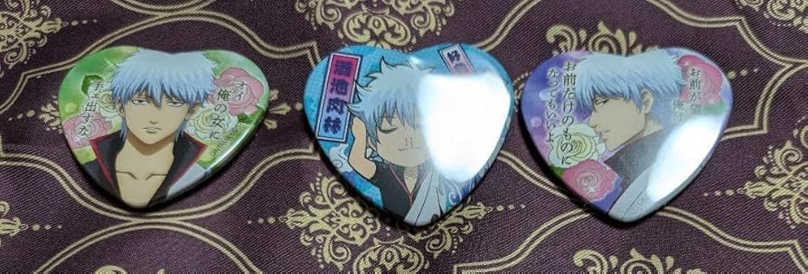 Amazon.co.jp: 銀魂 坂田銀時 愛染香 ドキドキ缶バッジコレクション 3