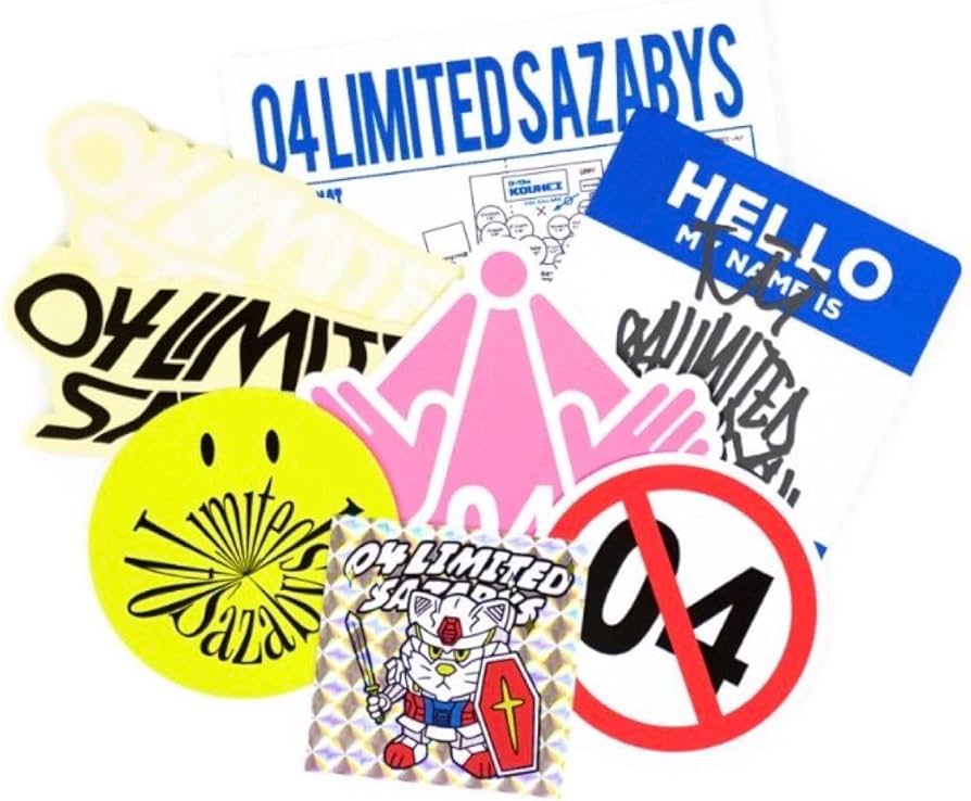 Amazon.co.jp: 04 Limited Sazabys フォーリミ ステッカーパック