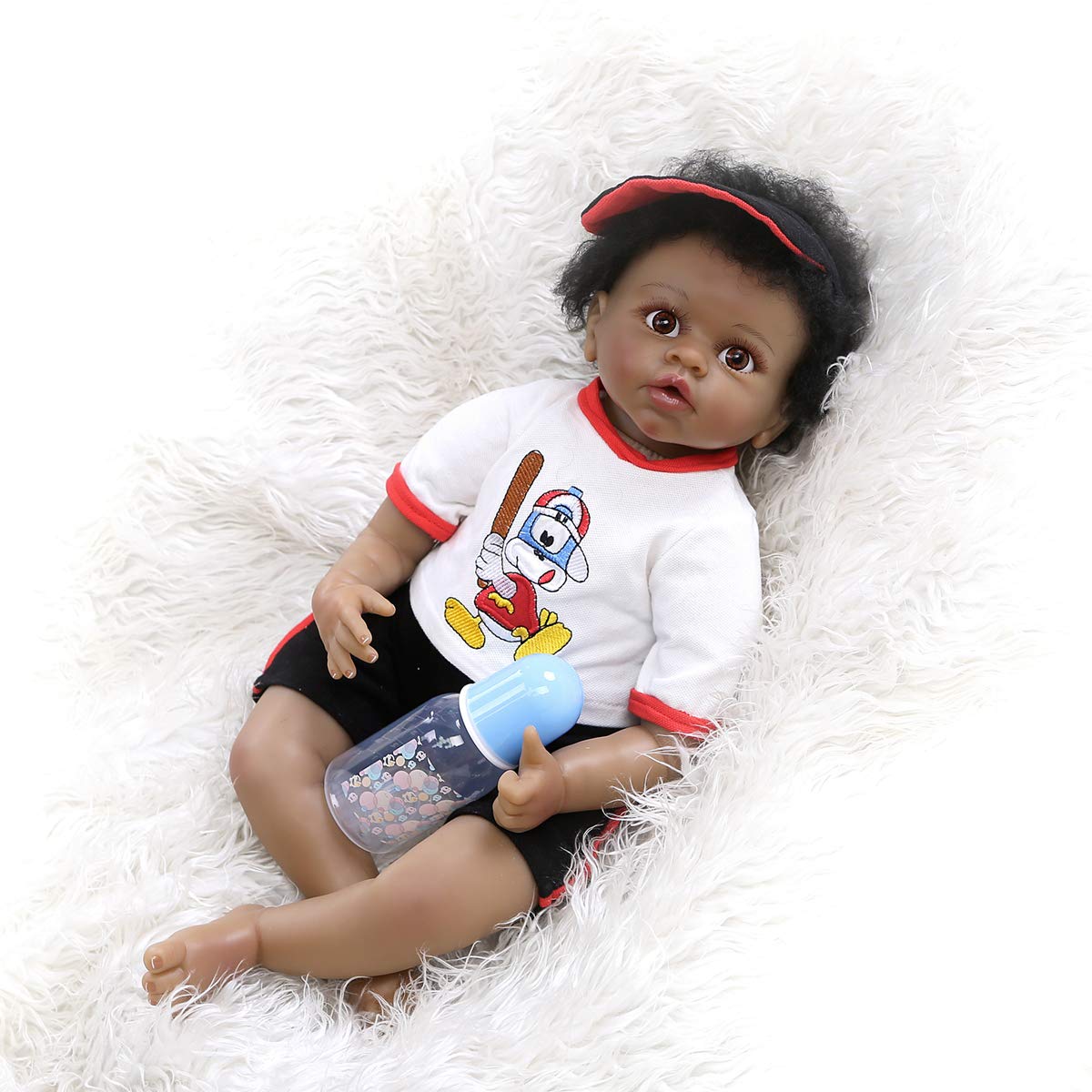 Amazon.co.jp: RXDOLL 本物そっくり リボーンドール 黒人男の子 22