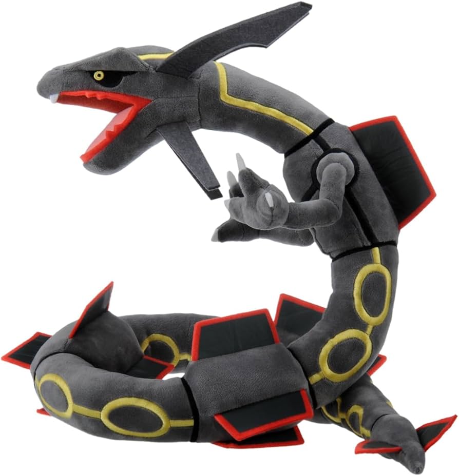 Amazon.co.jp: ポケットモンスター ポケモンぬいぐるみ 黒いレックウザ