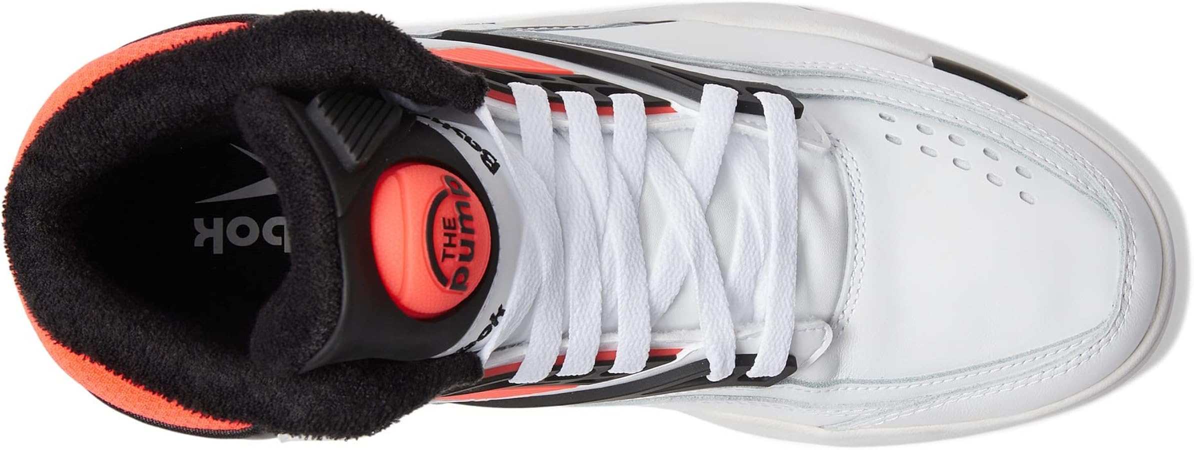 Amazon | Reebok Pump TZ, ホワイト/ブラック/ネオンチェリー。, 7.5