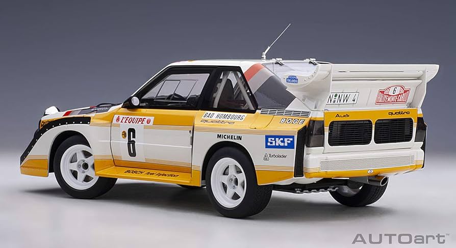 Amazon.co.jp: AUTOart 1/18 アウディ スポーツクワトロ S1 WRC '86 #6