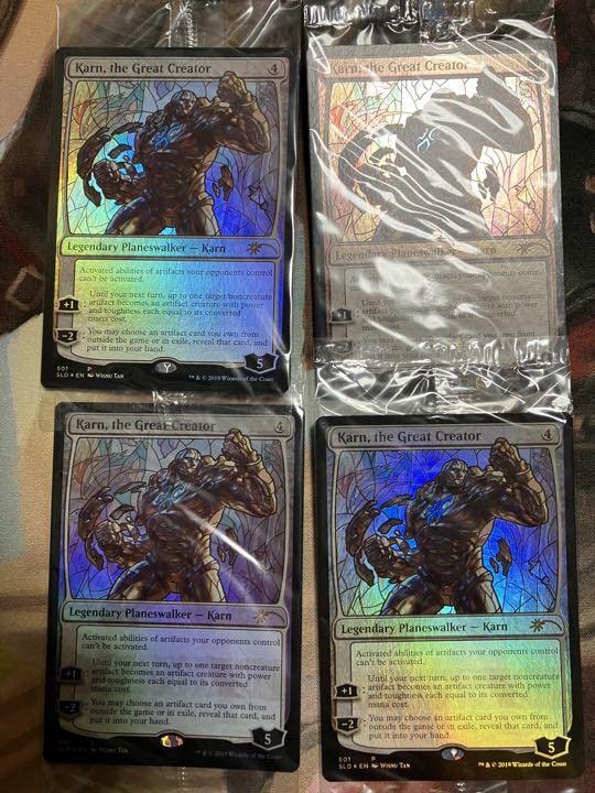 MTG 大いなる創造者、カーン Secret Lair 未開封 4枚セット MTG