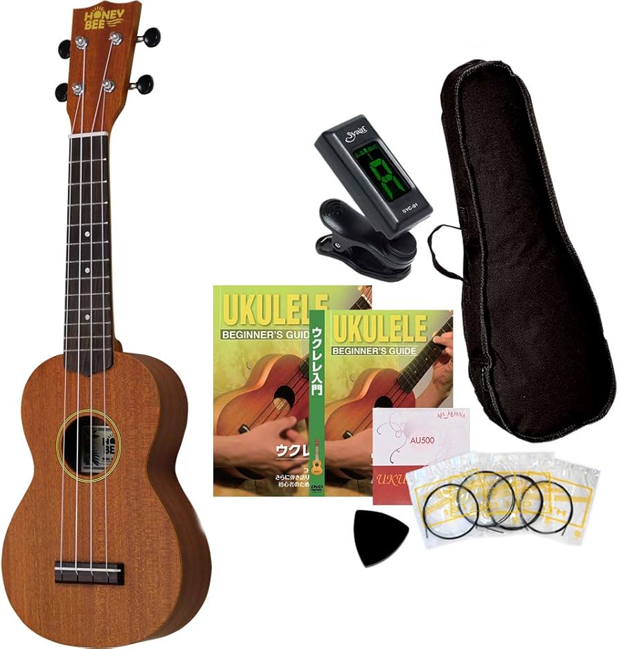 Amazon | HONEY BEE ハニービー ソプラノウクレレ HU-03/MH マホガニー