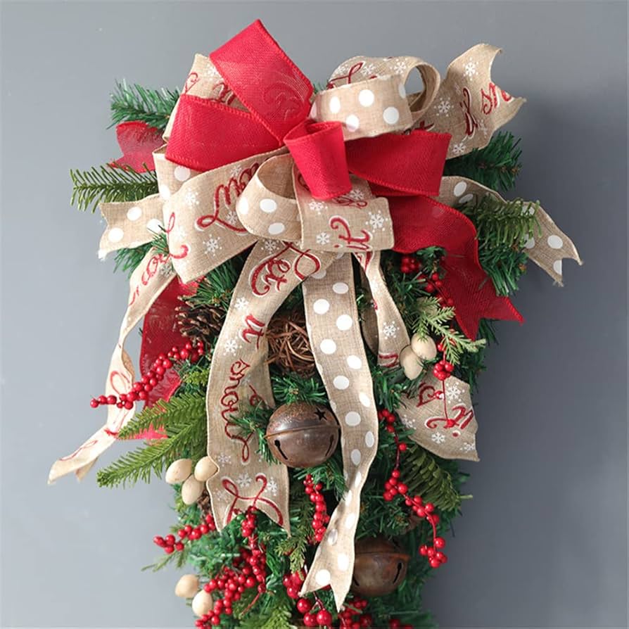 Amazon.co.jp: Ecrisdoo クリスマスリース 60cm 90cm クリスマス