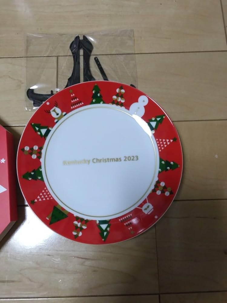 Amazon.co.jp: ケンタッキー KFC クリスマスプレート 2023 皿