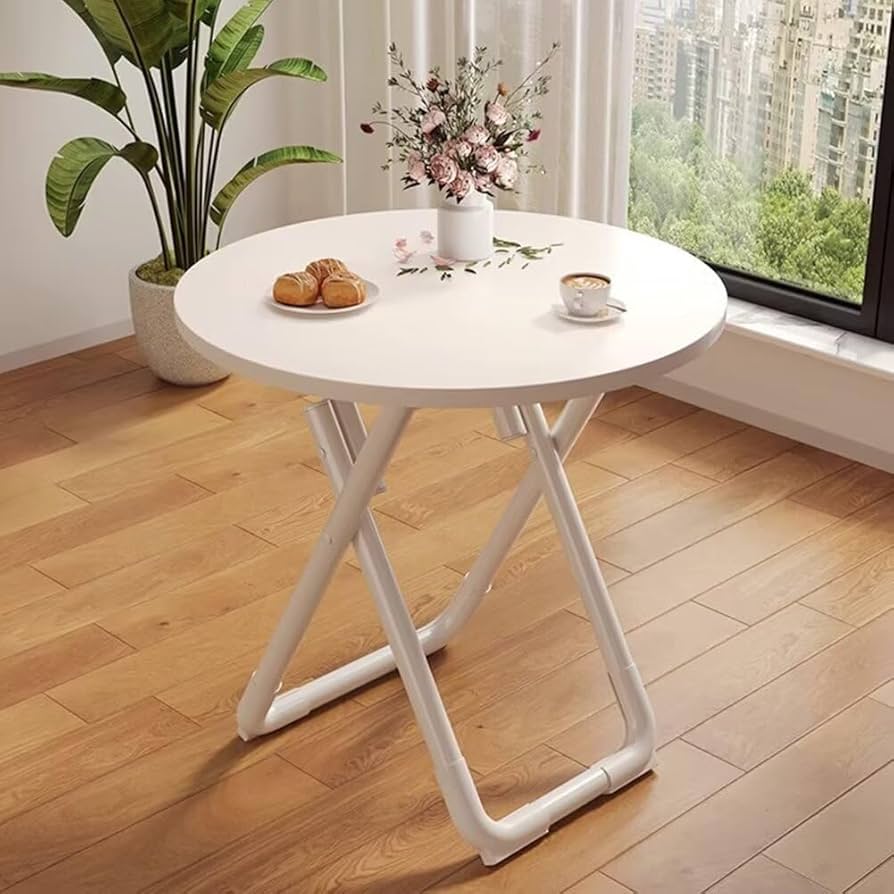 Amazon｜折りたたみダイニングテーブル ラウンド ハイテーブル 丸型