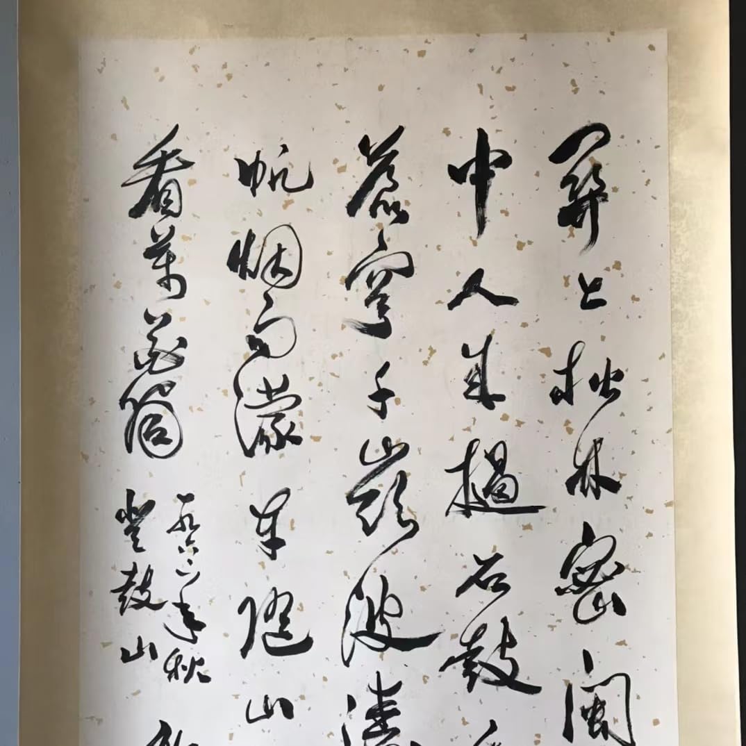 Amazon.co.jp: 中国の有名な書道家 《手描き 郭沫若 四尺立軸書道