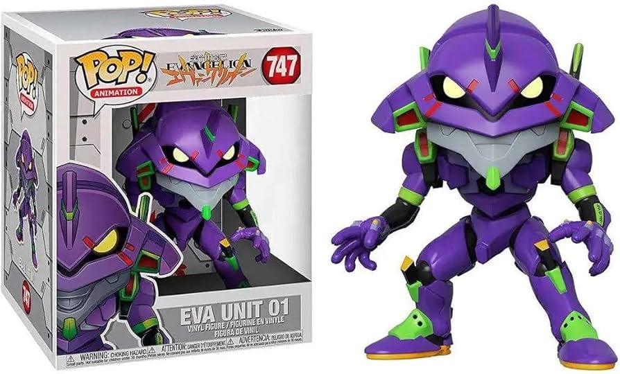 Funko 45117 POP Animation: Evangelion - 6 Inch Eva Unit 01 Neon