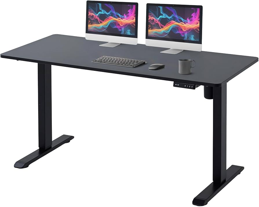 Amazon.co.jp: 山善(YAMAZEN) 昇降デスク 電動 昇降式デスク 一枚板