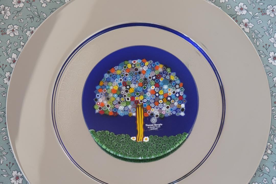 ベネチアンガラス ミルフィオリ プレート/検索/エルコーレモレッティ