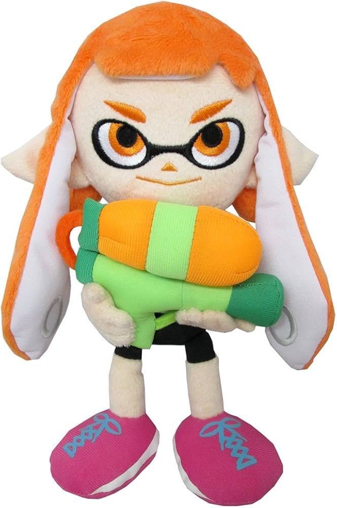 Amazon.com: Sanei SP01 Splatoon Series Female Inkling Stuffed