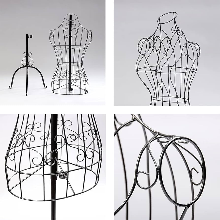 Amazon.co.jp: Kuai アイアン マネキン トルソー ワイヤー レディース